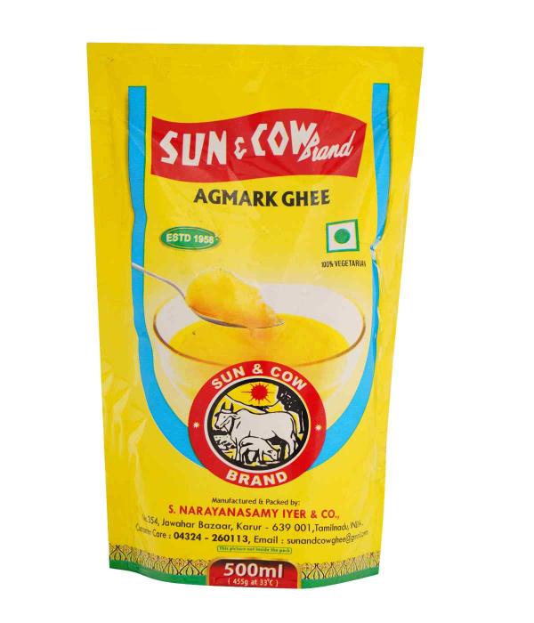 Pure Cow Ghee 500ml Packet - Image 2