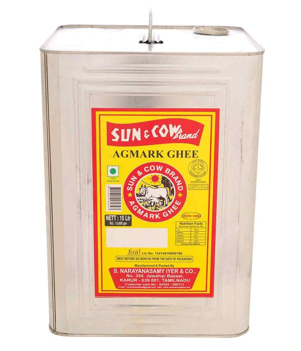 Pure Cow Ghee 15 litre TIN - Image 3