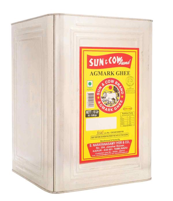 Pure Cow Ghee 15 litre TIN - Image 2